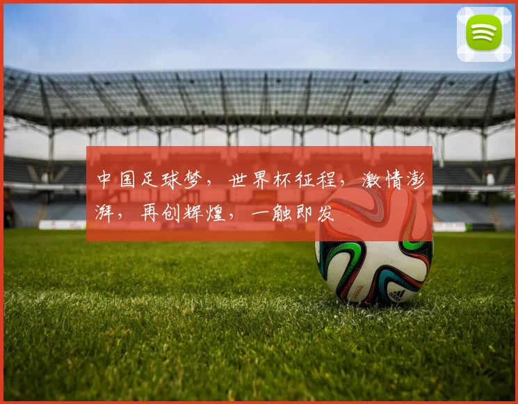 中国足球梦，世界杯征程，激情澎湃，再创辉煌，一触即发